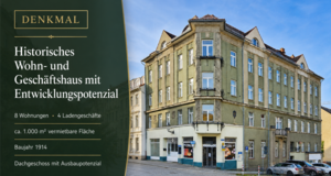Denkmalgesch&uuml;tztes Wohn-und Gesch&auml;fsthaus in Zittau Zentrum