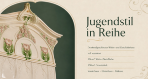 Voll vermietetes Jugendstil-Denkmal mit Seltenheitswert in Zittau zentrumsnah